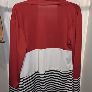 Red & Black cardigan